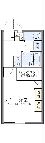 レオパレスＳＡＫＡＴＡの間取り