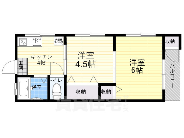 サニーサイド参番館の間取り