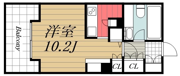 千葉市美浜区打瀬のマンションの間取り