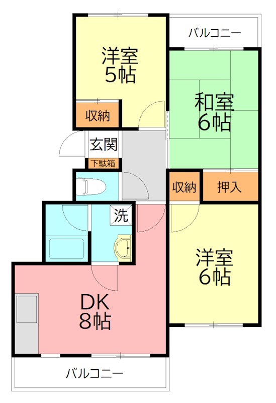 グリーンマンション・テラの間取り