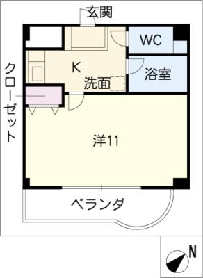 プリミエール八田IIの間取り