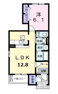 クレメント　ブリーズの間取り