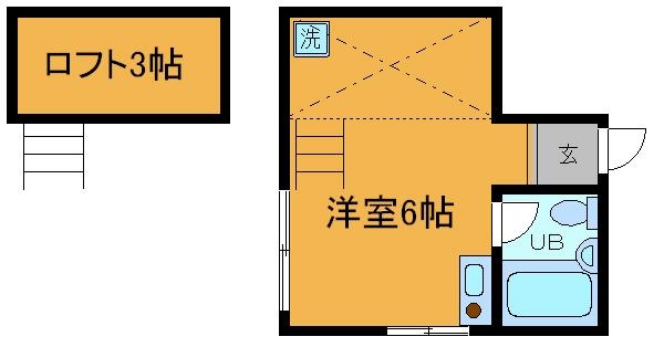 パステルアトリエの間取り