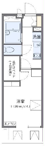 レオパレスエクセランの間取り