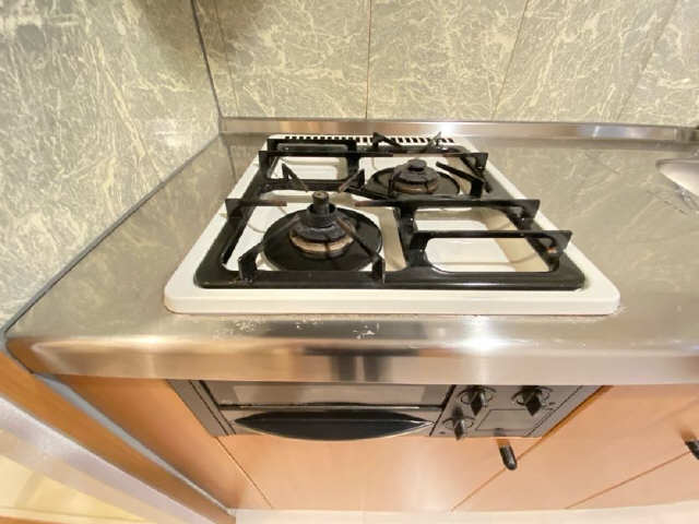 その他設備　2口ガスコンロ（グリル付き）