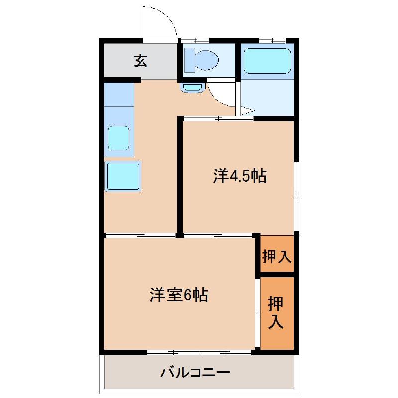 上総ハイツの間取り