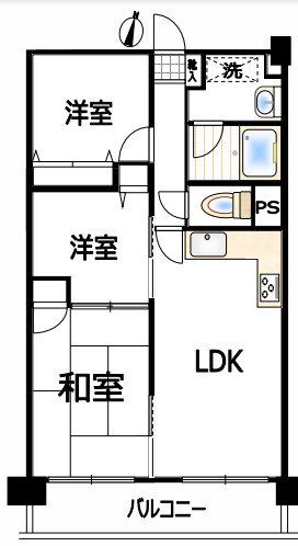 ライオンズマンション立石リバーサイドの間取り