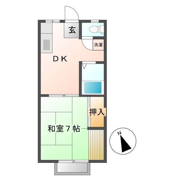 ハイツＩＫＥＤＡの間取り