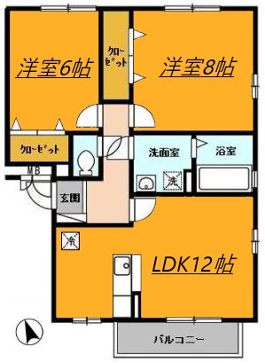 イストワール高崎の間取り