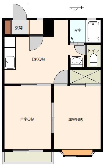 エヴァーグリーンAONOの間取り