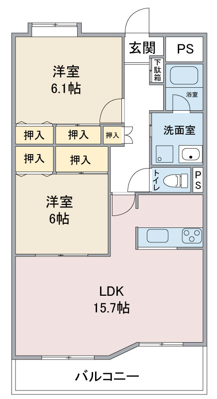 シンフォニーの間取り