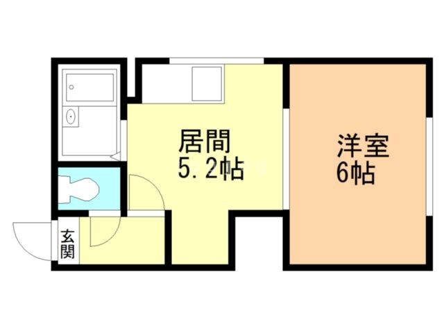 レオパレス東光第３の間取り