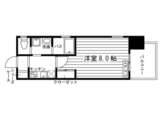 アヴァンコンティア小幡の間取り