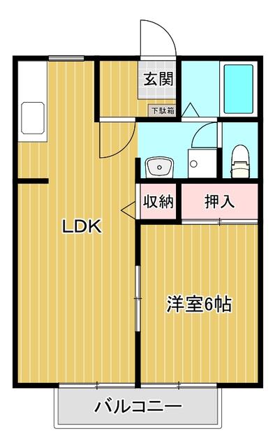 パナタウンセブンAの間取り