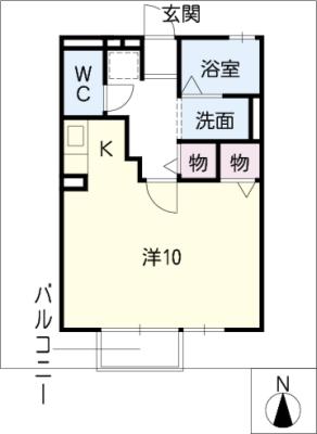 シティーハイツ・知多の間取り