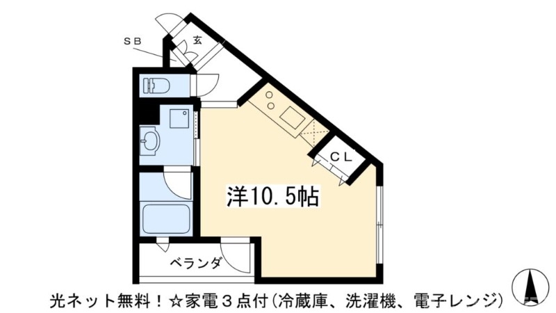 メゾンベールの間取り