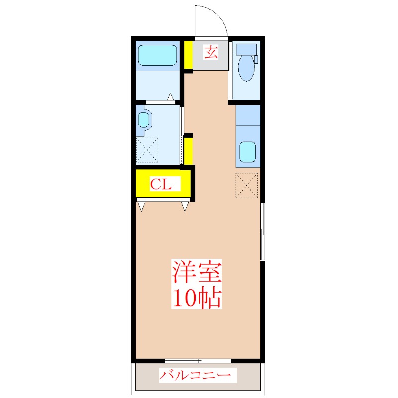 コーポ諏訪　IIIの間取り