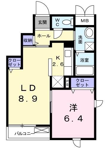 ルピエール港北の間取り