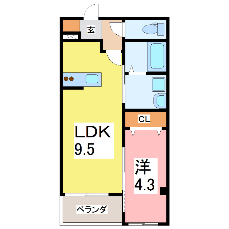 S.K.レジデンス成和の間取り