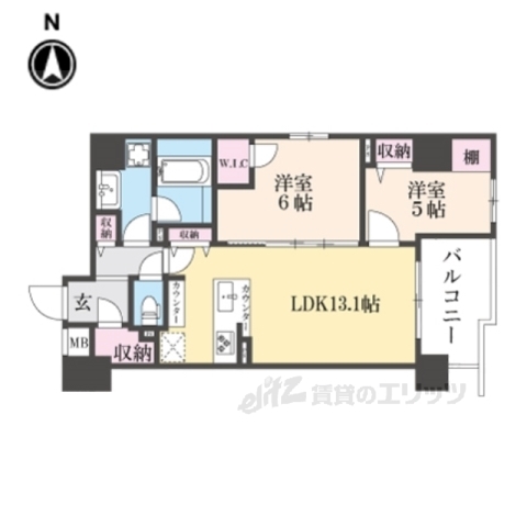 ＳＴＡＮＤＺ河原町五条の間取り