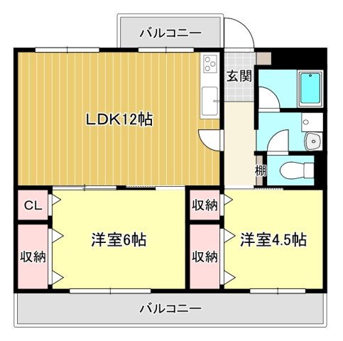 ライフィットコート加広の間取り