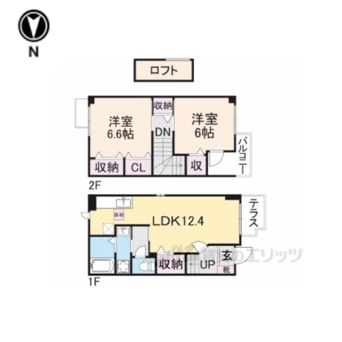 ドミール２の間取り