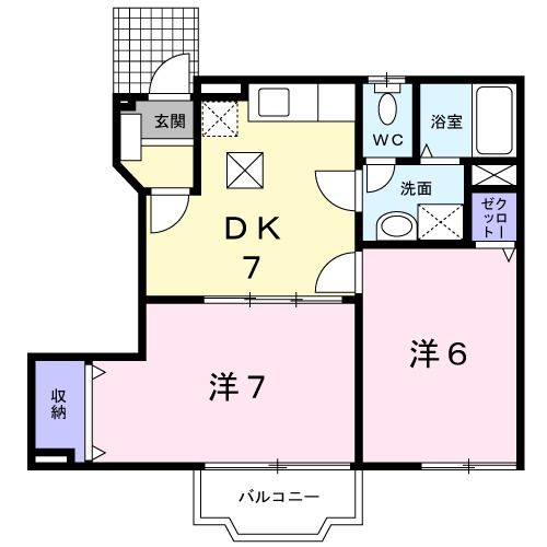 ガーデンヒルズ斑鳩Iの間取り