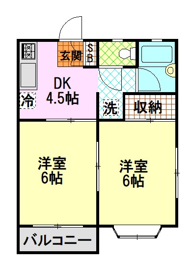 ハイムレグルスの間取り