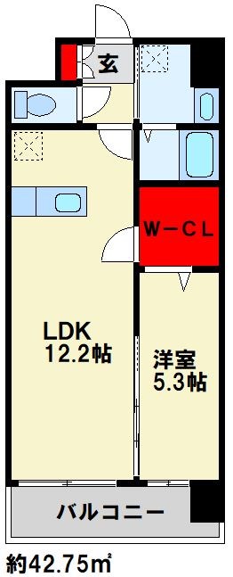 ギャラン中央の間取り