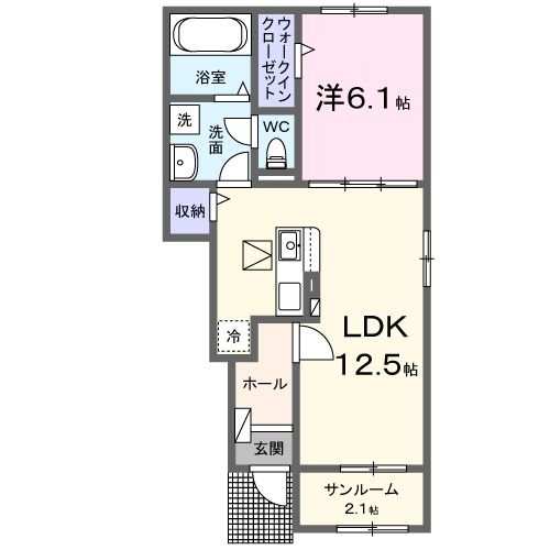 上田尻アパートIの間取り