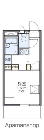 レオパレスサンハイムの間取り写真