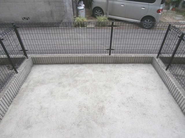 バルコニー　庭