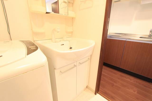 洗面設備　シャンプードレッサーもついてます