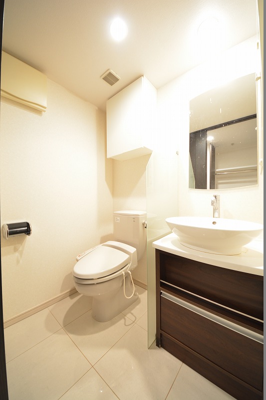 洗面設備　ISM谷町六丁目　洗面脱衣所