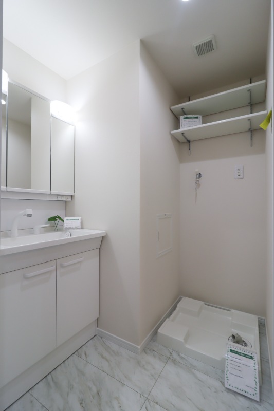 洗面設備　図面と現状に相違がある場合には現状を優先