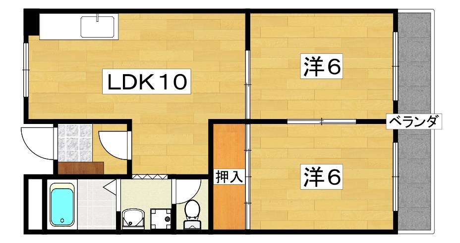 サンエス原田の間取り