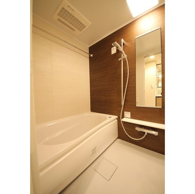 バス・シャワールーム　内装は落ち着いています