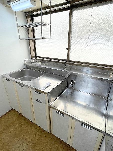 キッチン　ガスコンロ設置可