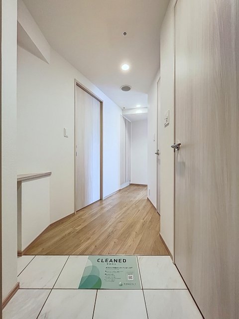 玄関　収納もある玄関です