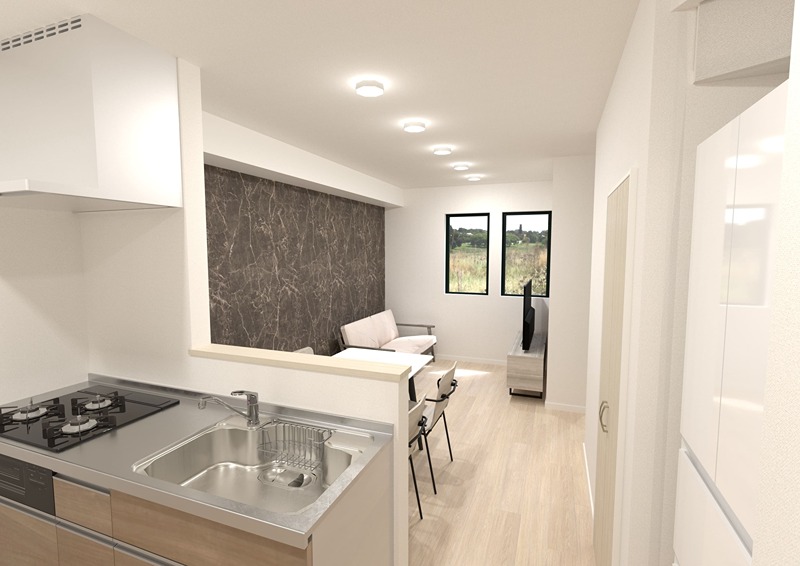 居室・リビング　パース画像