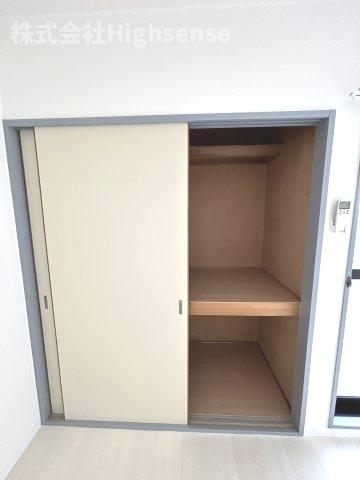収納　十分な収納スペースがあります