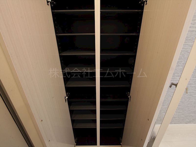 玄関　玄関　トールサイズシューズボックス付(収納充実してます)