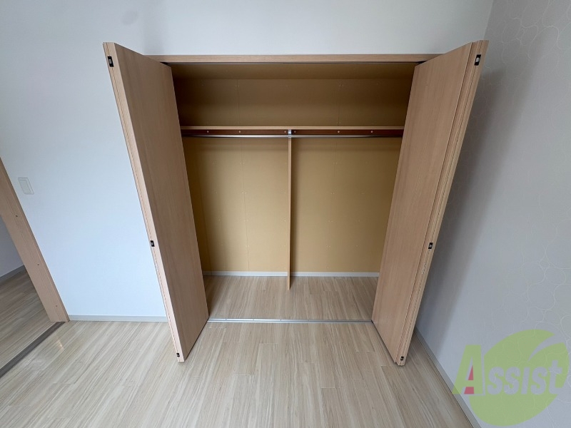 収納　クローゼットがありました。お洋服や荷物はここへ