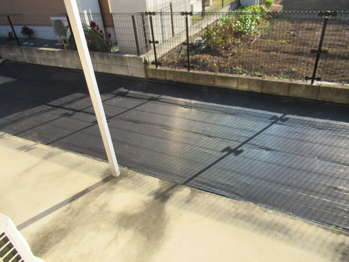 お庭の付いた物件です