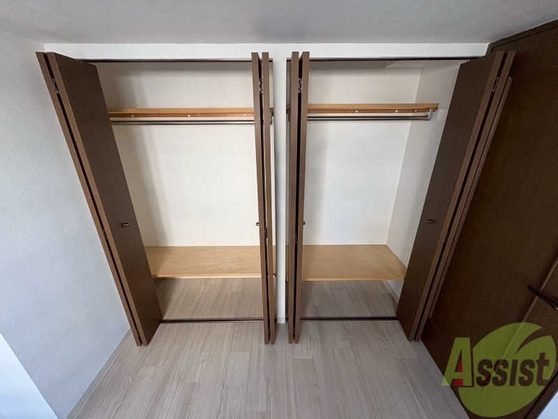 収納　収納もバッチリあるのでお部屋が片付きますよ！
