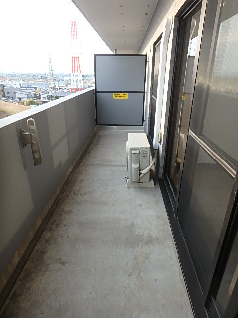 バルコニー　同一間取りの別部屋参考写真