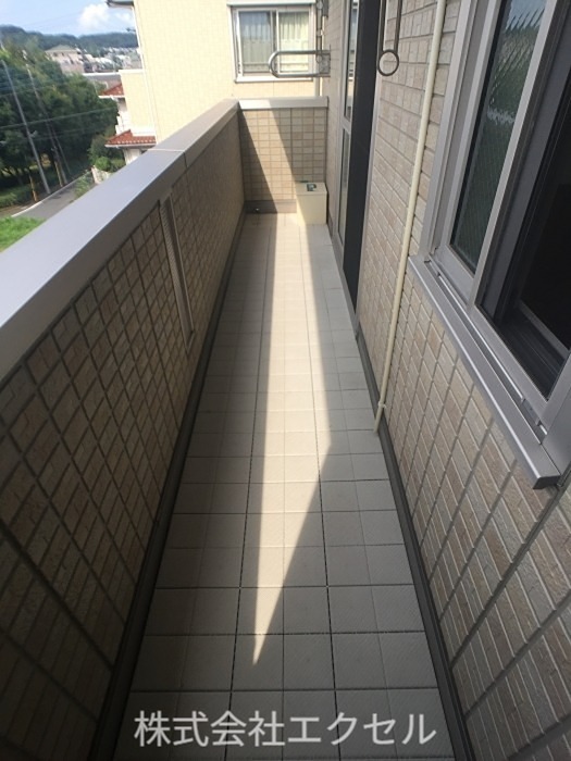 バルコニー　風通しの良いバルコニーです。