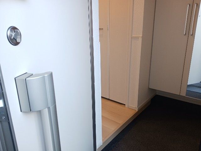 玄関　収納もある玄関です