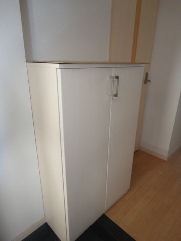 玄関　下駄箱（建築中）
