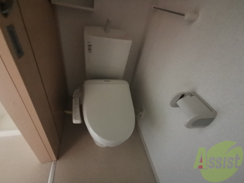 トイレ　トイレにはしっかりウォシュレット付きです！